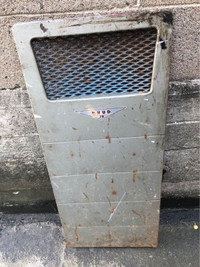 Vintage 1950's RUUD Gas Boiler Front Panel