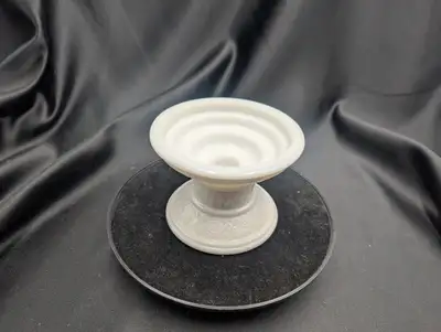 Vintage Milk Glass Candle Holder, View more