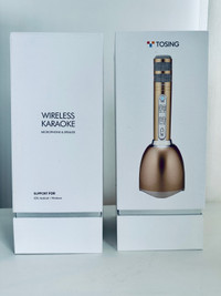 Set of 2 Tosing Karaoke Wireless Microphone gift  & Speaker