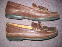 Johnston & Murphy Men’s Size 10M Brown Sheepskin Tassel Loafer