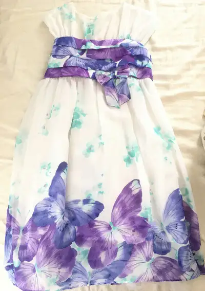 Butterfly Party Dress by Youngland, children youth size 14, View more