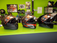 Fully Optioned Full Face Helmets at RE-GEAR - Small to 3XL