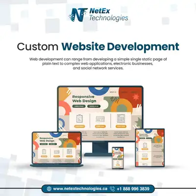 Custom Website Design, View more