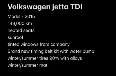 2015 jetta tdi for sale
