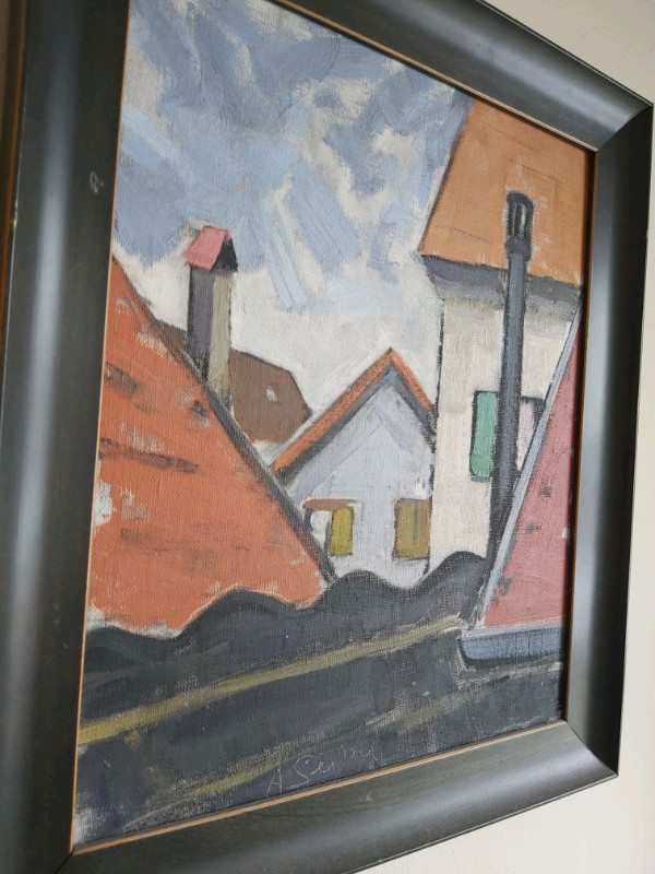 Listed French painter Andre siepel original oil painting  in Arts & Collectibles in Kingston - Image 3