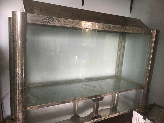 Aquarium, vivarium, terrarium 65 Gallons, Chrome vitre glass dans Accessoires  à Ouest de l’Île