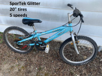 Kids SporTek Glitter bike