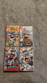 4 Switch Games for sale