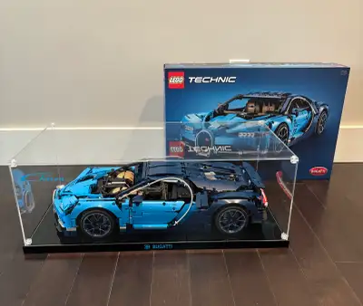 LEGO Bugatti Chiron with display case, View more