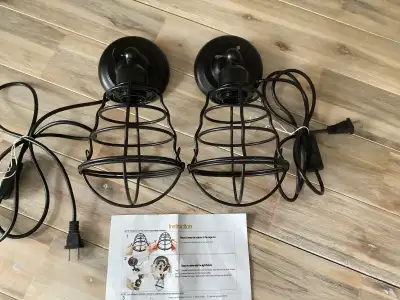 Wall Sconces + 4 Pack of Bulbs, View more
