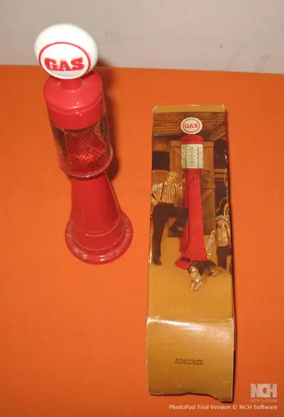 Avon Vintage Cologne Bottle Gas Pump - Box & Full - Smells Great, View more