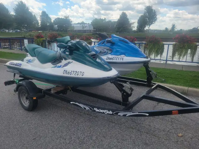 Pair of PWCs with trailer in Personal Watercraft in Windsor Region - Image 3