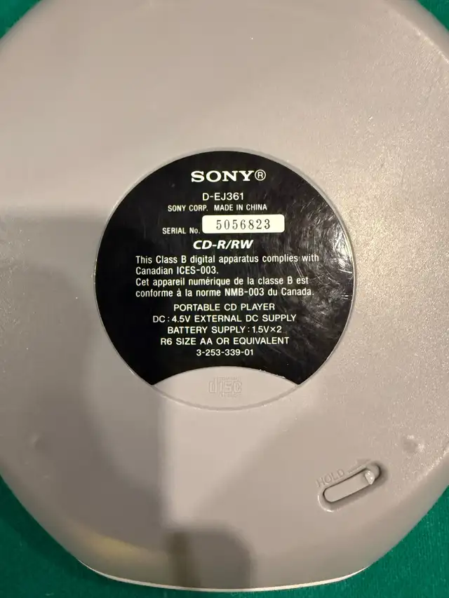 Sony CD walkman player505386818685511686