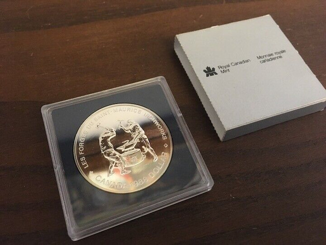 1988 CANADA Proof SAINT MAURICE IRONWORKS PROOF SILVER DOLLAR in Arts & Collectibles in City of Toronto