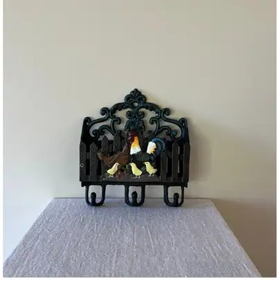 MAIL/KEY HOLDER-WALL MOUNT CAST IRON, View more