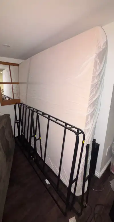 Memory Foam Mattress King Sized With Frame USED, View more