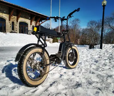 We build custom fat tire ebikes in the style of the 1960's and 70's. Get around town without traffic...