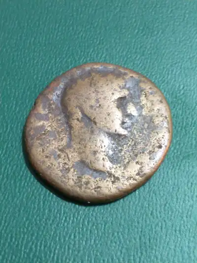Beautiful coin! Emperor Trajan ancient Roman circa 100 AD, View more
