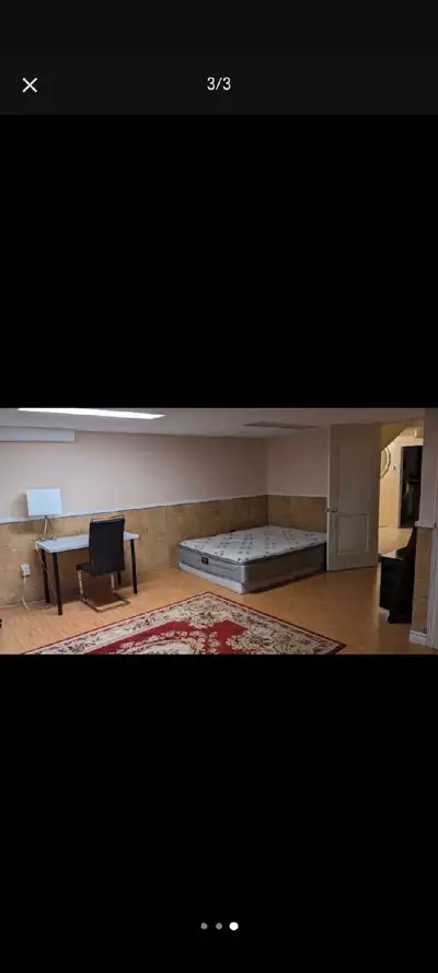 Basement room for rent with private washroom