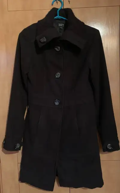 Manteau noir 3 SAISONS XS pour femme en très bon état, Suzy Shie, View more