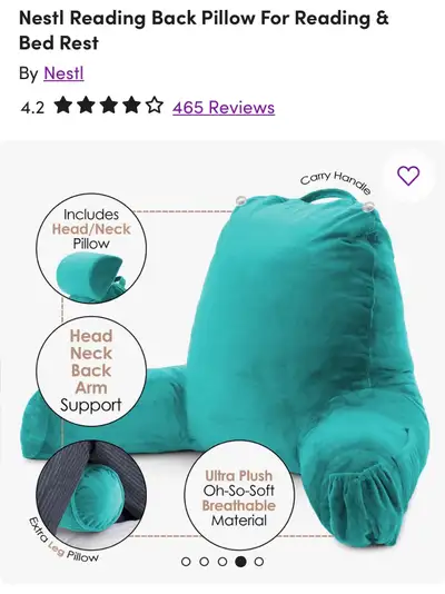 Nestl Reading Pillow, View more
