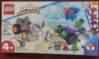 Lego Marvel Bulk vs Rhino Truck Showdown 10782