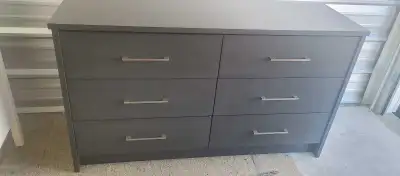 6 drawers dresser black solid, View more