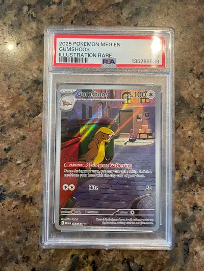 Pokemon PSA 9 Gumshoos, View more
