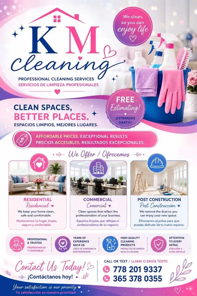 k m cleaning 