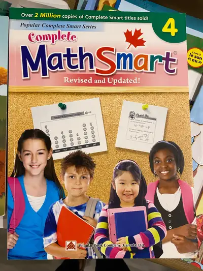 Get your child ahead with this Complete Math Smart Grade 4 workbook! It's packed with exercises to h...