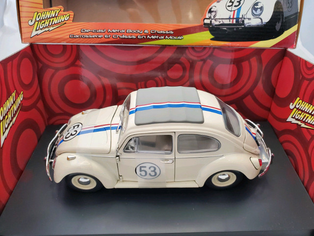 1:18 Diecast Johnny Lightning RC2 Herbie VW Beetle Disney #53 in Arts & Collectibles in Kawartha Lakes