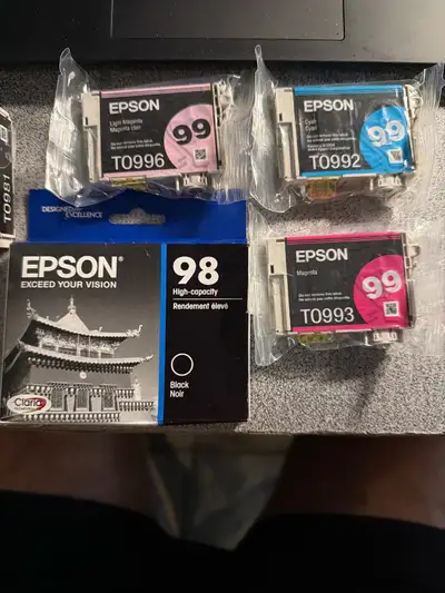 Epson 98 & 99 ink cartridges , View more