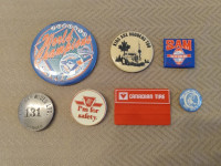 Vintage Pinback Buttons - Toronto Themed - see ad