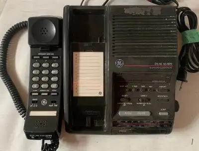 General Electric Telephone / AM-FM Clock Radio, View more