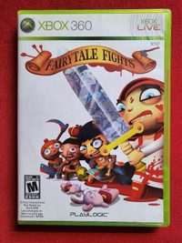 Xbox 360 "Fairytale Fights" game disc in case