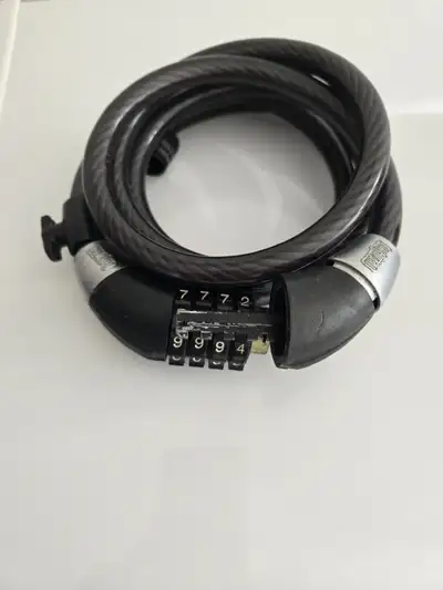 Bike portable 4 diggits lock, View more