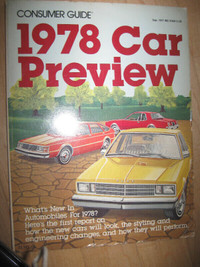 vieux consumer guide 1978 car preview impeccable
