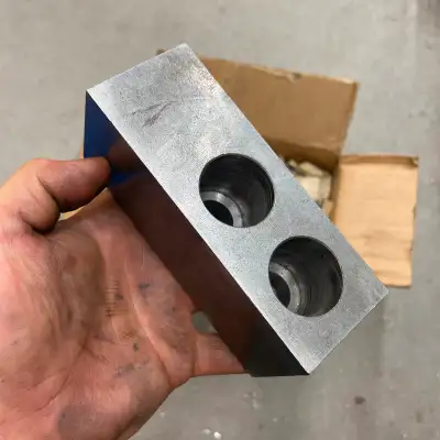 12" CNC Chuck Soft Top Jaws (Steel) For a 12” Chuck with Serrated Master Jaws. Square Nose. Too big...