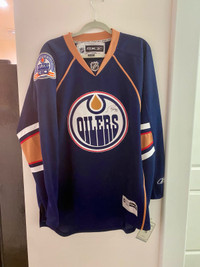 Signed, Oilers 30th anniversary jersey