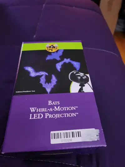 Brand New Spirit Halloween Bats Whirl a Motion LED Projection, View more