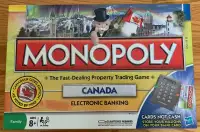MONOPOLY CANADA ELECTRONIC BANKING BOARD GAME CANADIAN CITY 2009