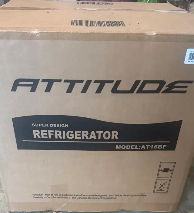Attitude Refrigerator AT16BF in Refrigerators in Mississauga / Peel Region - Image 2