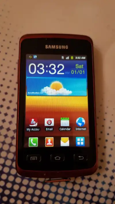 SAMSUNG XCOVER XTREME GT-S5690r smartphone (rogers network) 3 options below to receive items: 1. Pic...