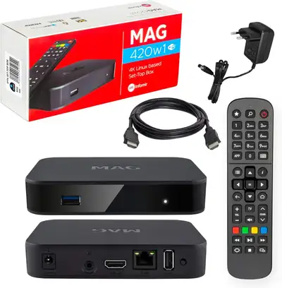 MAG 420-W1 IPTV BOX, View more