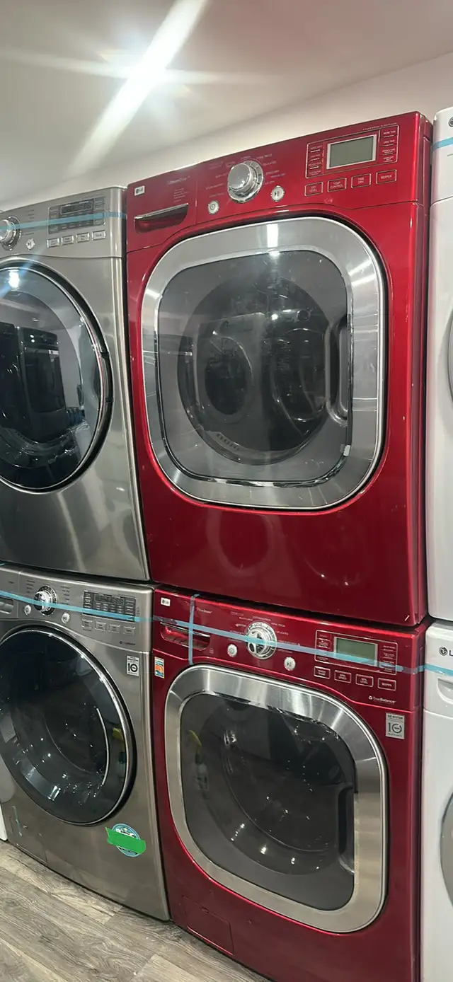 LG 27" inch stackable washer dryer set
