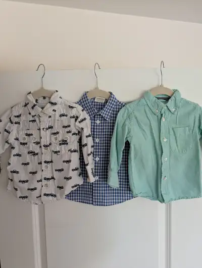 Dress shirts, 12-18 months, Old Navy, Van Heusen, View more