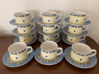 Royal Doulton “Carmina” Tea cups and saucers