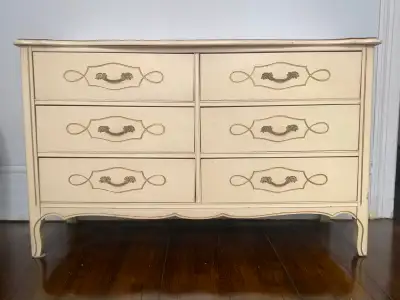 Large Vintage Wooden Dresser – Solid & Stylish, View more