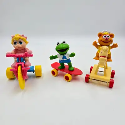 McDonald’s Muppet Babies Figures Vehicles Happy Meal 1986 Kermit, View more