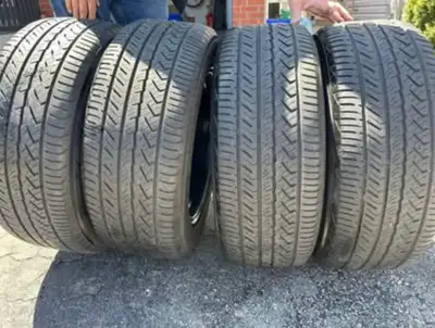225/55/17R DAI Rims 5x114.3 bolt pattern Sport Orientated Well taken care of Only used 1 Summer $135...